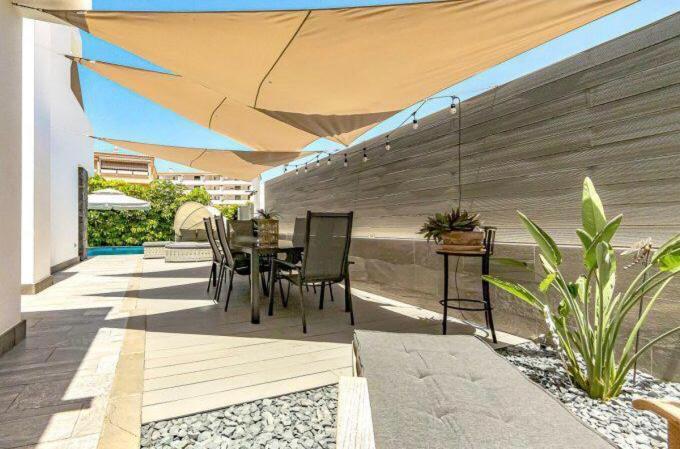 Luxury Villa Tropical Private Heated Pool Los Cristianos  Exteriör bild